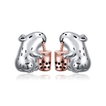 Kolczyki ze srebra 925, Kapibary 