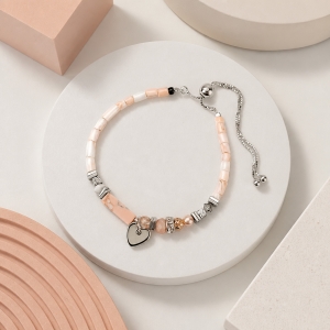 Regulowana bransoletka ze srebra 925 ''Amélisse'' z kryształkami Swarovski
