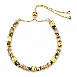 Regulowana bransoletka ze srebra 925 ''Goldshine''