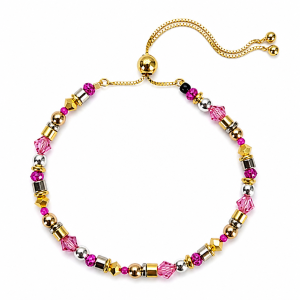 Regulowana bransoletka ze srebra 925 ''Ivory Moon'' z kryształkami Swarovski