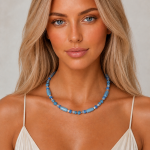 Naszyjnik handmade ''Ocean Blue'' na wyłączność BLEKKI