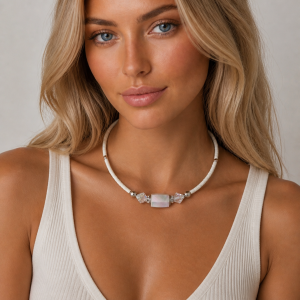 Naszyjnik handmade ''Crystal'' na wyłączność Blekki
