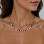 Naszyjnik handmade ''Frozen Elegance''