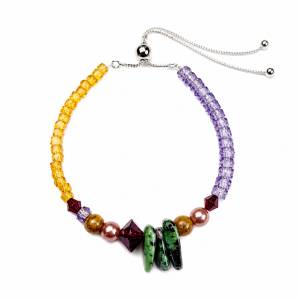 Regulowana bransoletka ze srebra 925 ''Rêves Cristallins'' z kryształami Swarovski