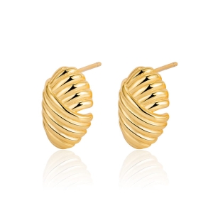 Kolczyki ze srebra 925 pozłacane